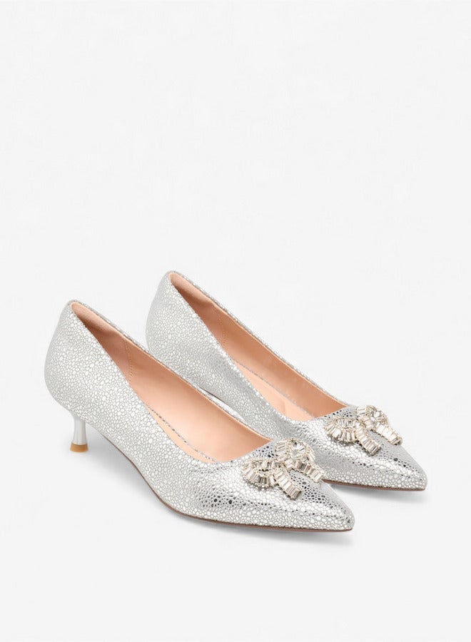 سيليست حذاء نسائي مزين بفيونكة من تشكيلة رمضان - Image 2